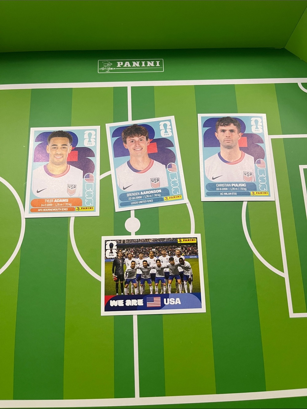 USA Bundle- Panini World Cup Stickers